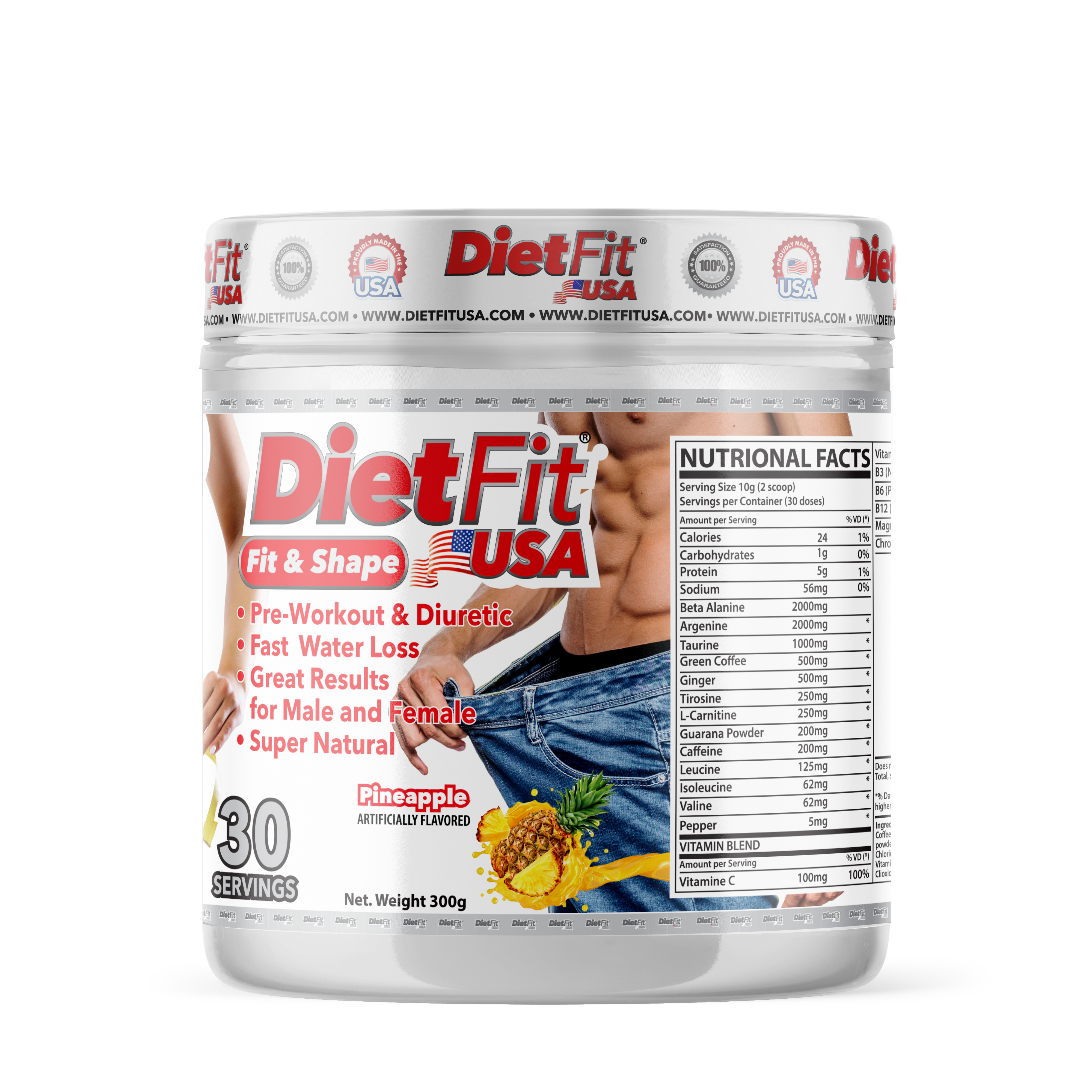 Pre-Workout and Diuretic 2 products in 1